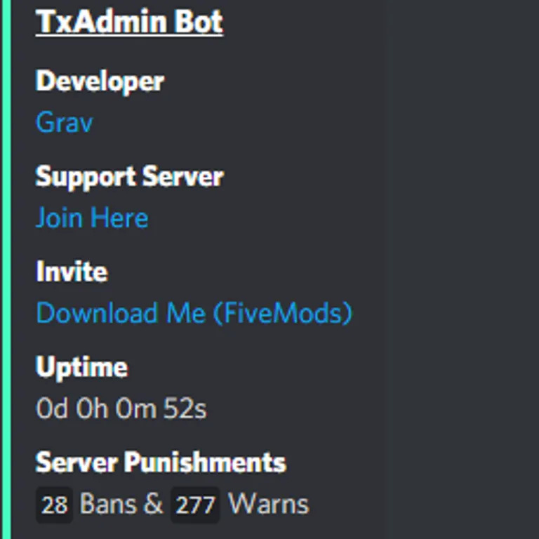 FiveM / Discord Lua Bot - FiveMods